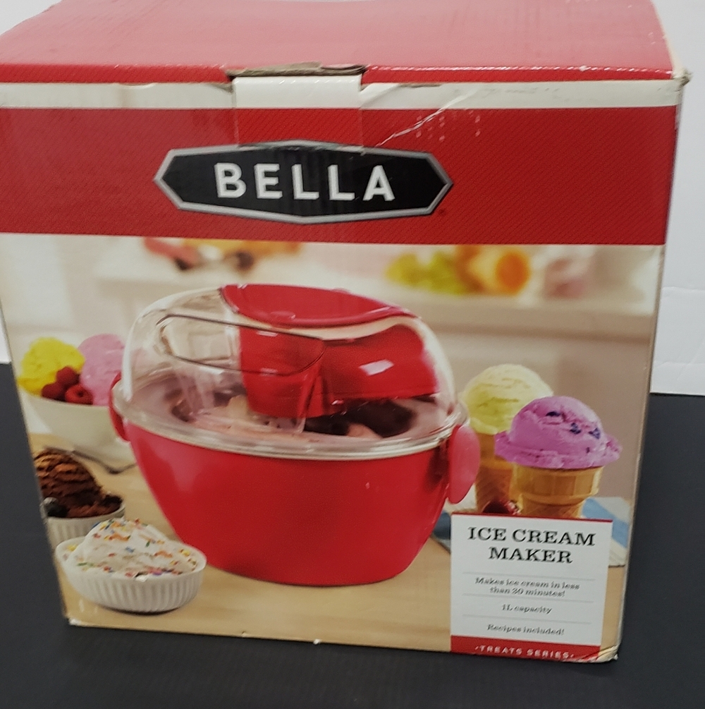 Bella Red Ice Cream Maker